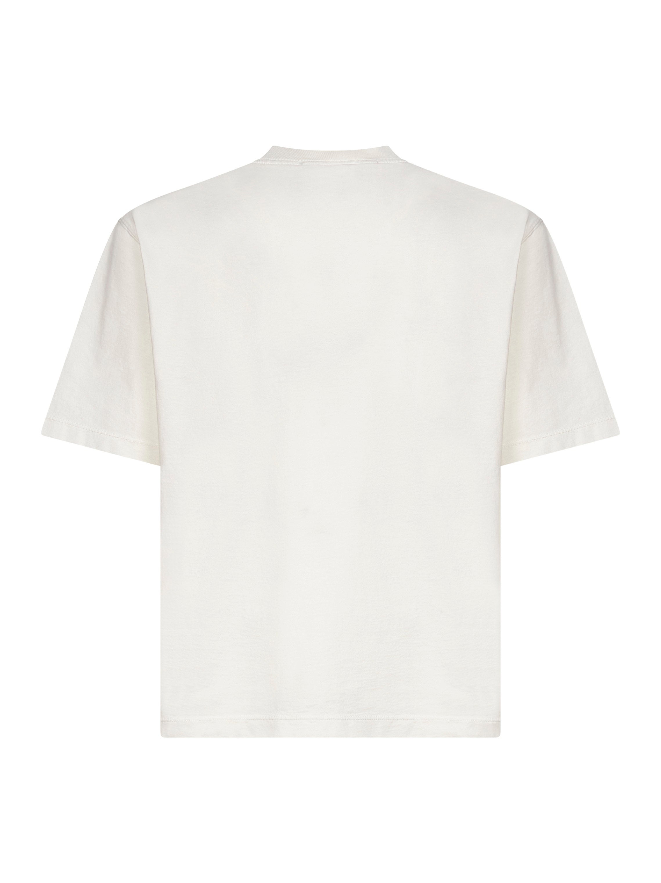 Ivory combed organic cotton jersey T-shirt - 2