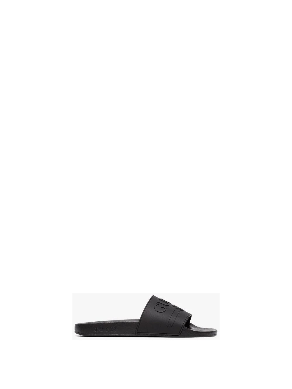 Gucci logo rubber slide sandals - 11