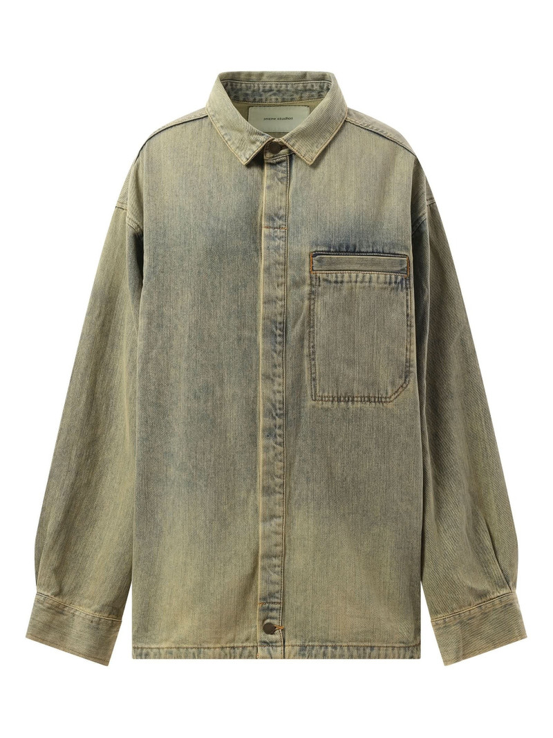 entire studios Herculean Shirt in Surface Wave outlook