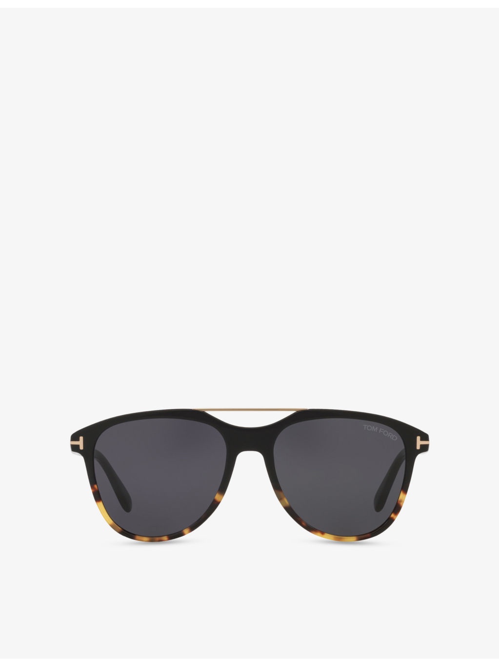 TR001830 Damian Tortoiseshell Pilot-Frame Acetate Sunglasses - 1