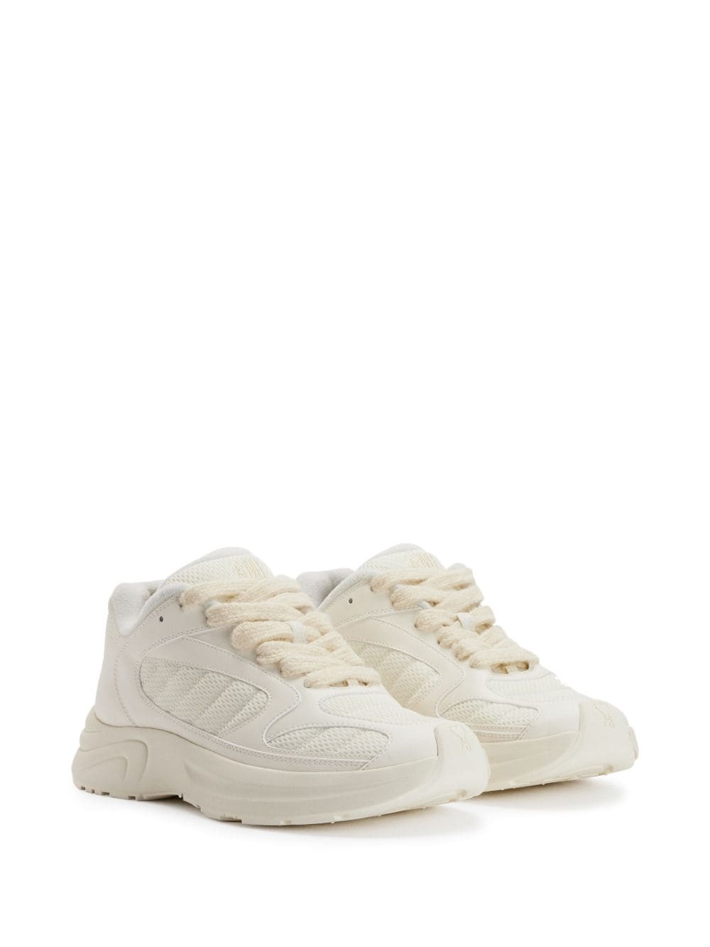 panelled low-top sneakers - 2