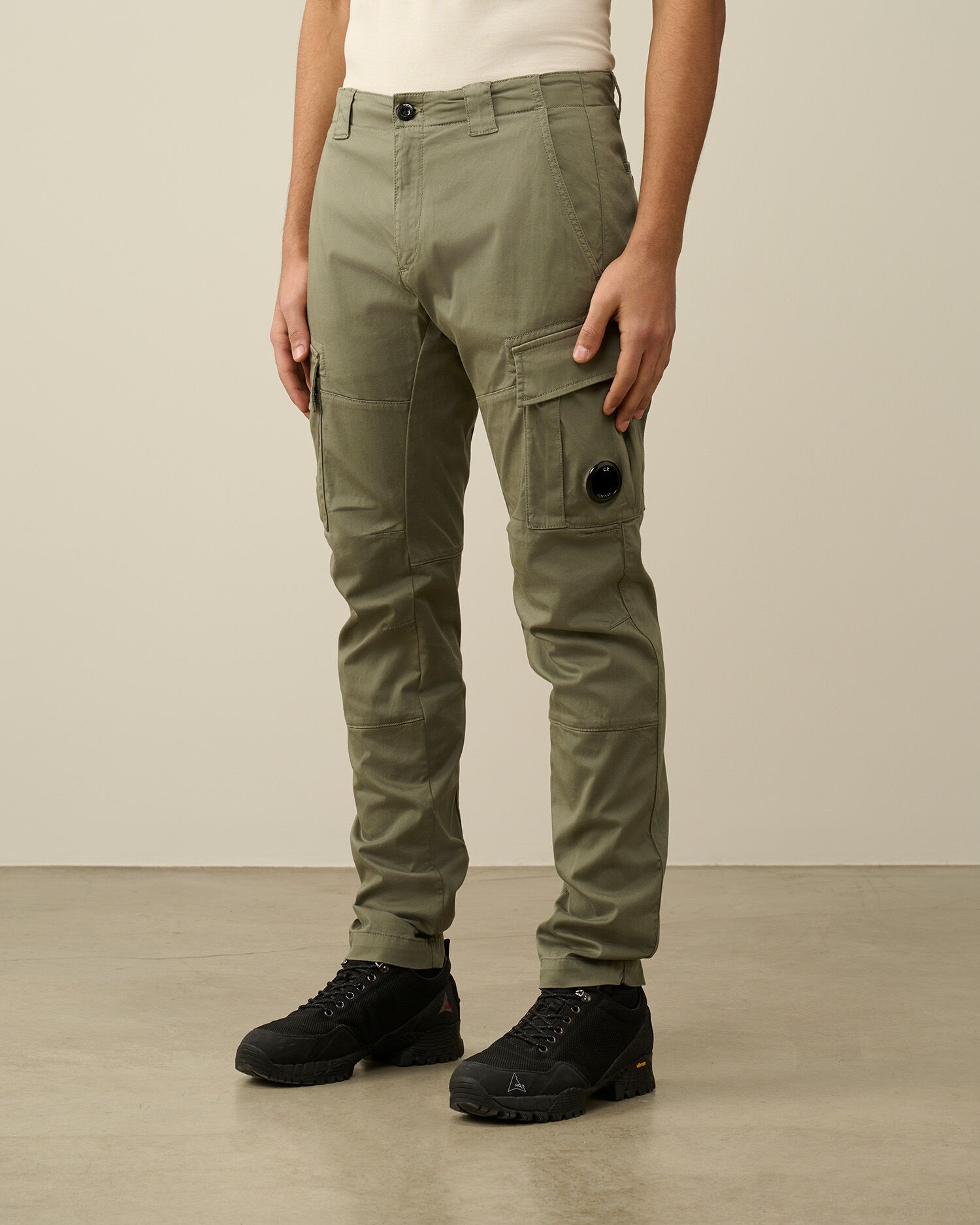 Stretch Sateen Ergonomic Lens Cargo Pants - 2