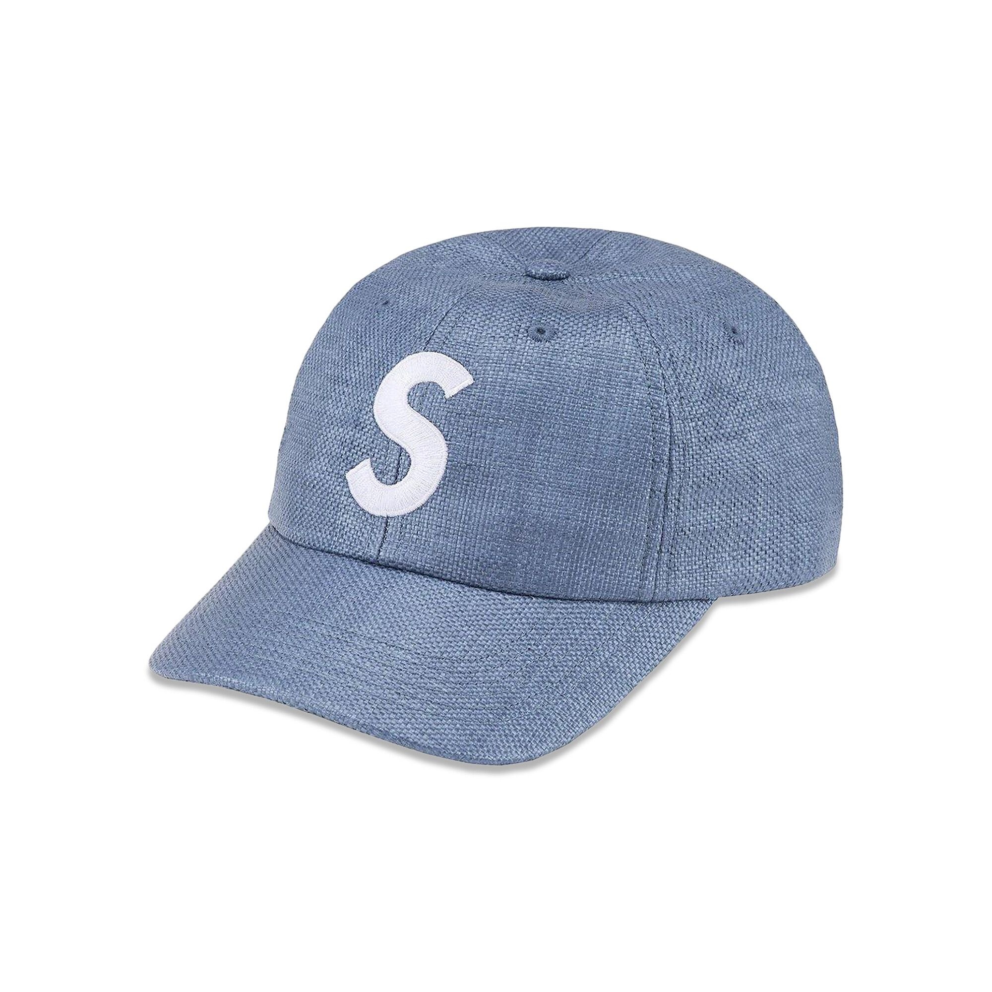 Supreme Raffia S Logo 6-Panel 'Navy' - 1