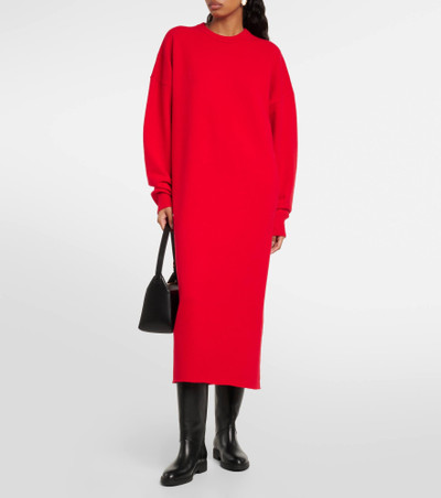 extreme cashmere Weird cashmere-blend midi dress outlook
