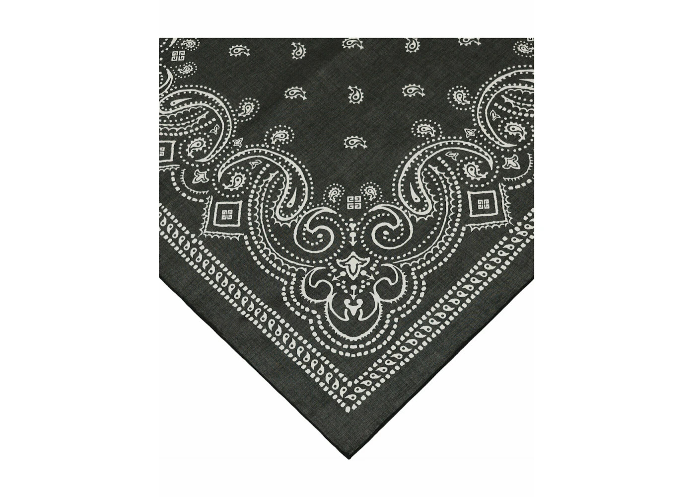 Givenchy Cotton Printed Bandana Black White - 4