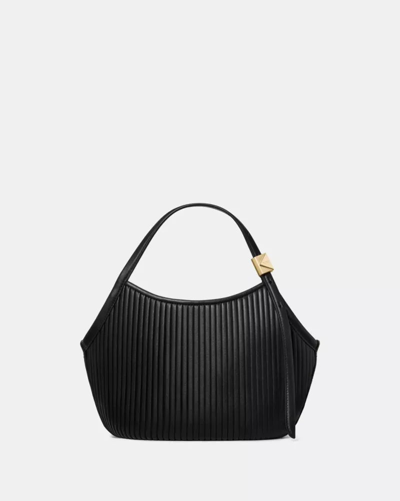 Deco Pleated Small Tulip Tote Bag - 1