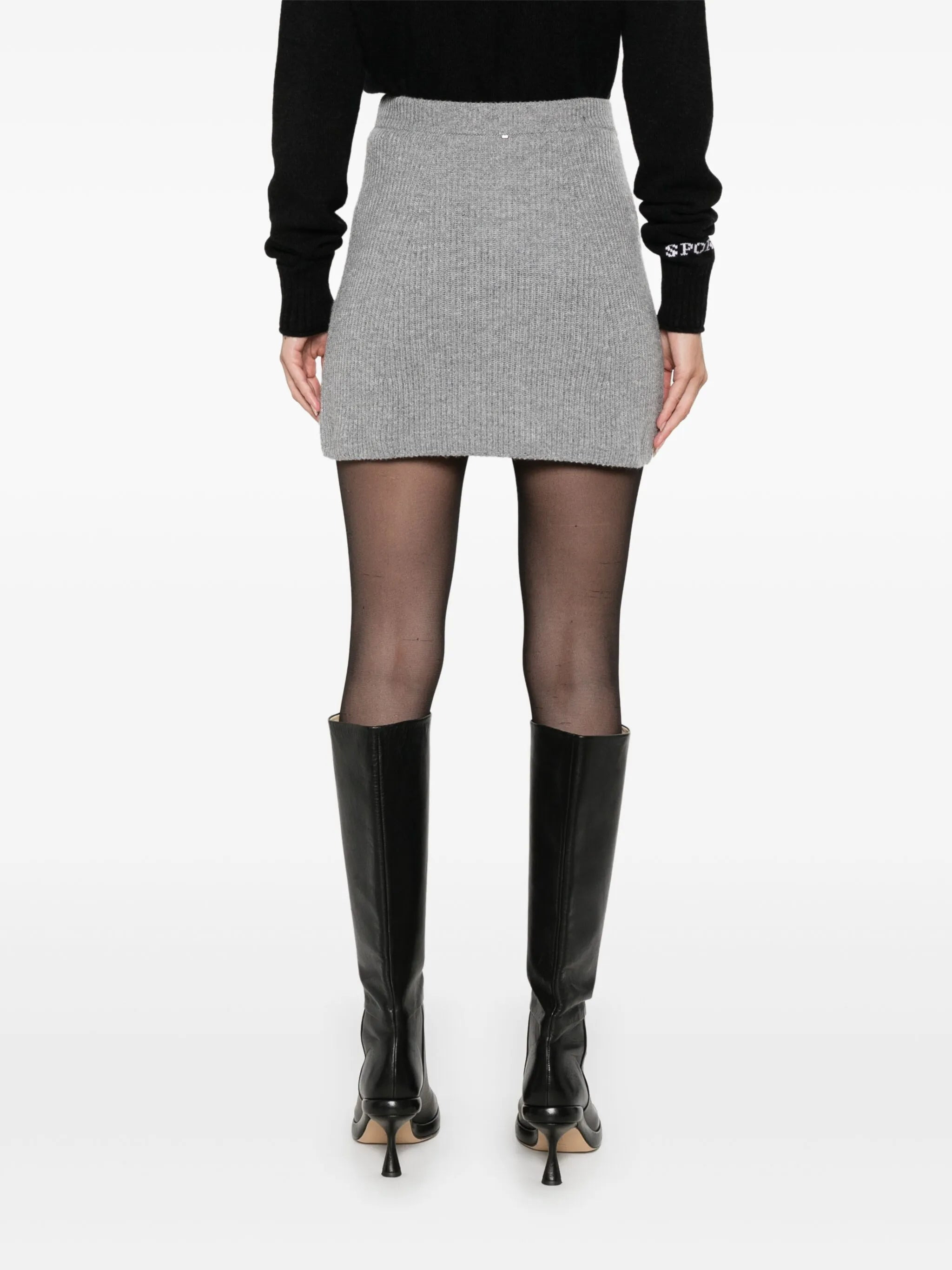 Sportmax Ribbed-knit Mini Skirt - 2