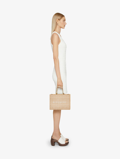 Givenchy SMALL G-TOTE SHOPPING BAG IN 4G JUTE outlook