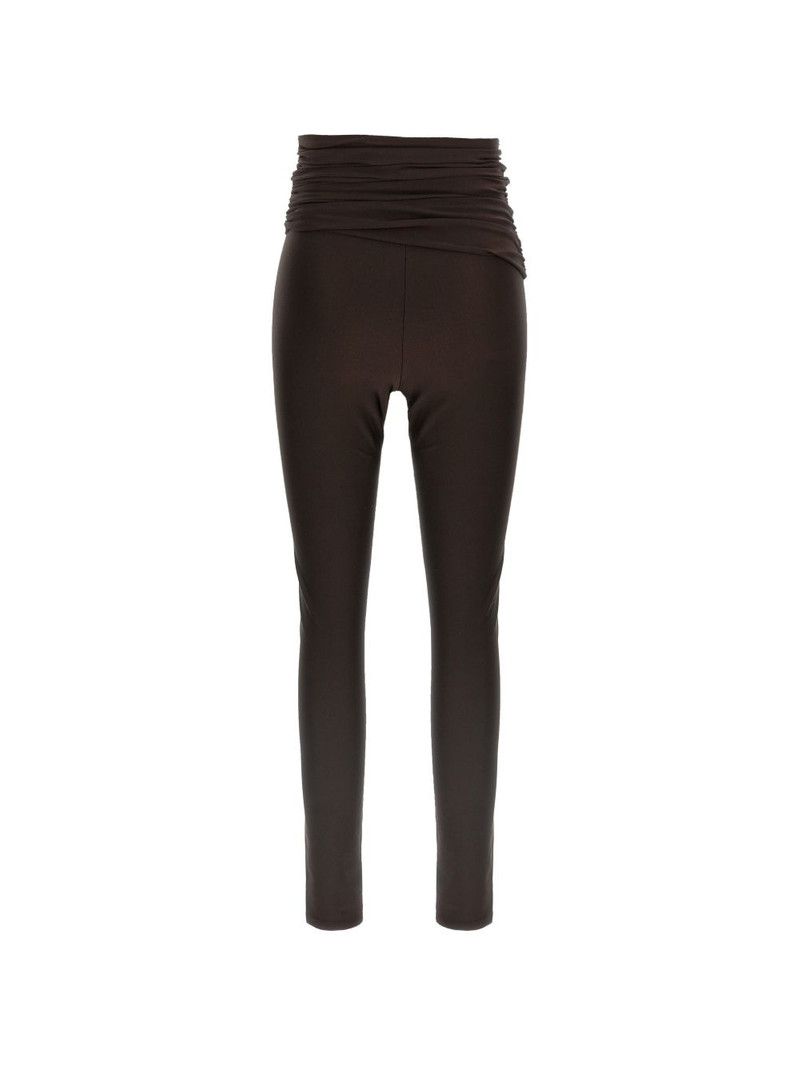 THE ANDAMANE Vicky draping high-waisted leggings outlook
