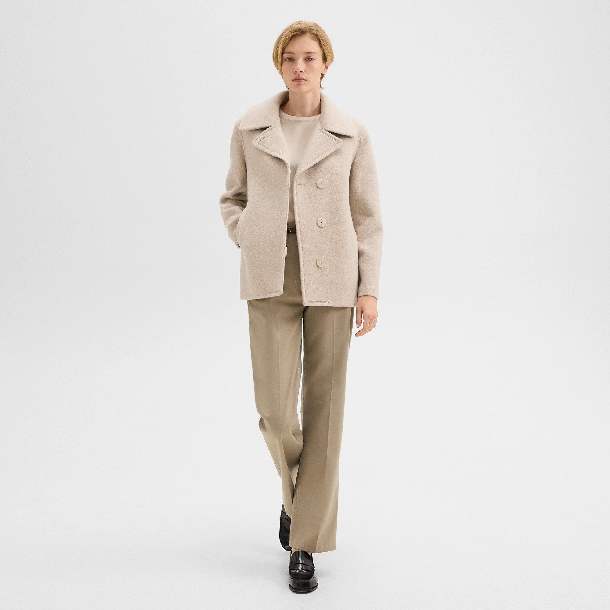 Peacoat in Recycled Wool - 6