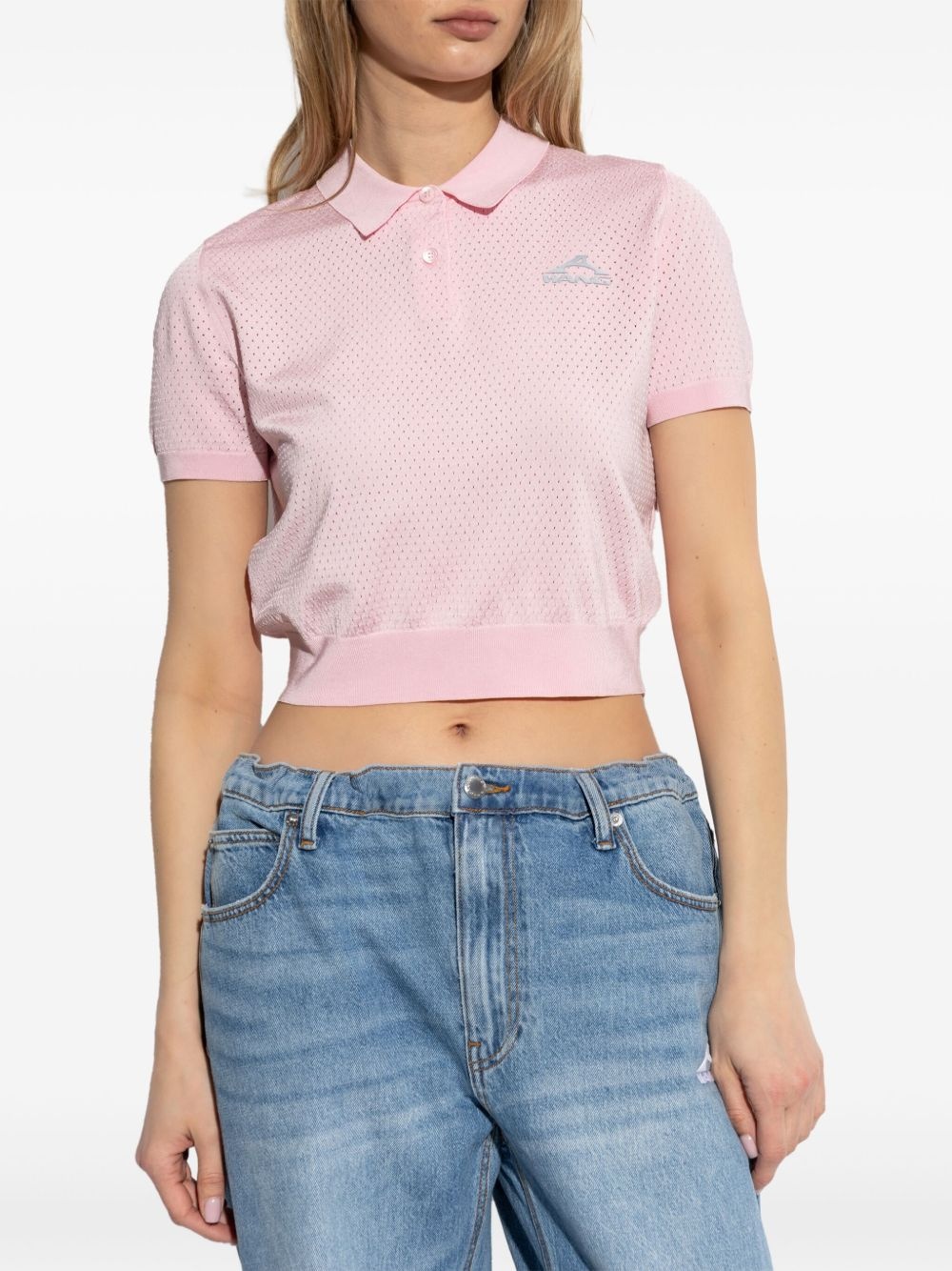 logo-print polo shirt - 3