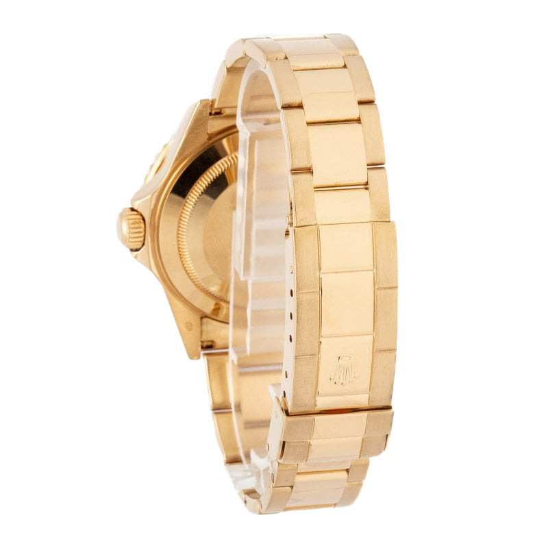 Pre-owned Rolex Submariner ref 16618 18k Yellow Gold - 3