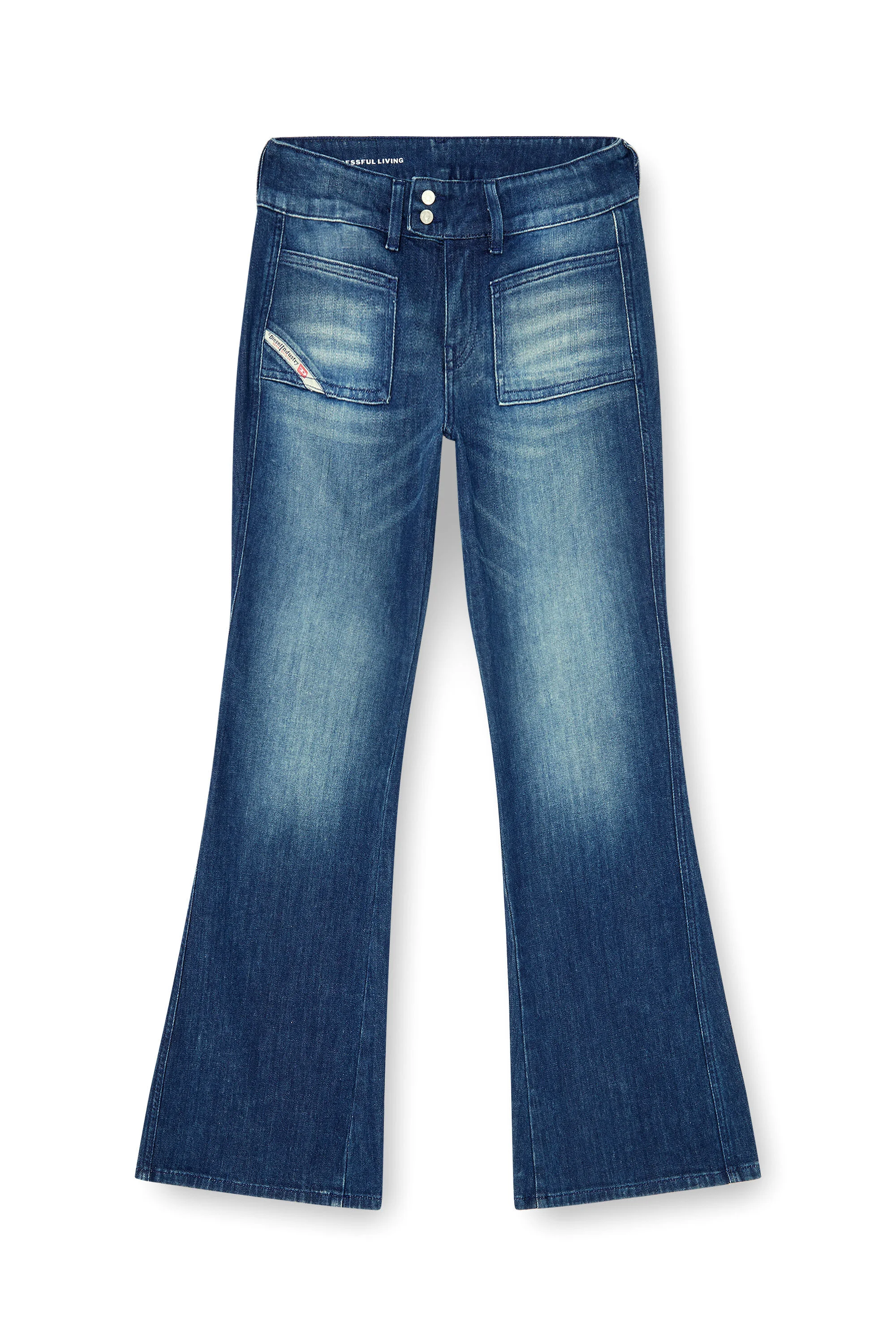 BOOTCUT JEANS LOW WAIST D-HUSH - 1