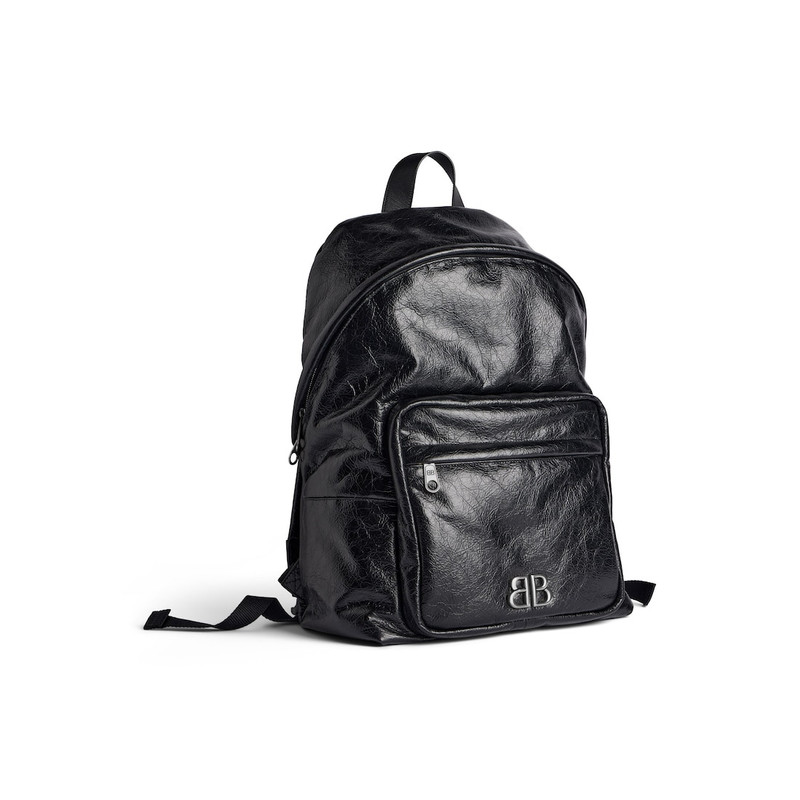 BALENCIAGA Men's Monaco Backpack in Black outlook