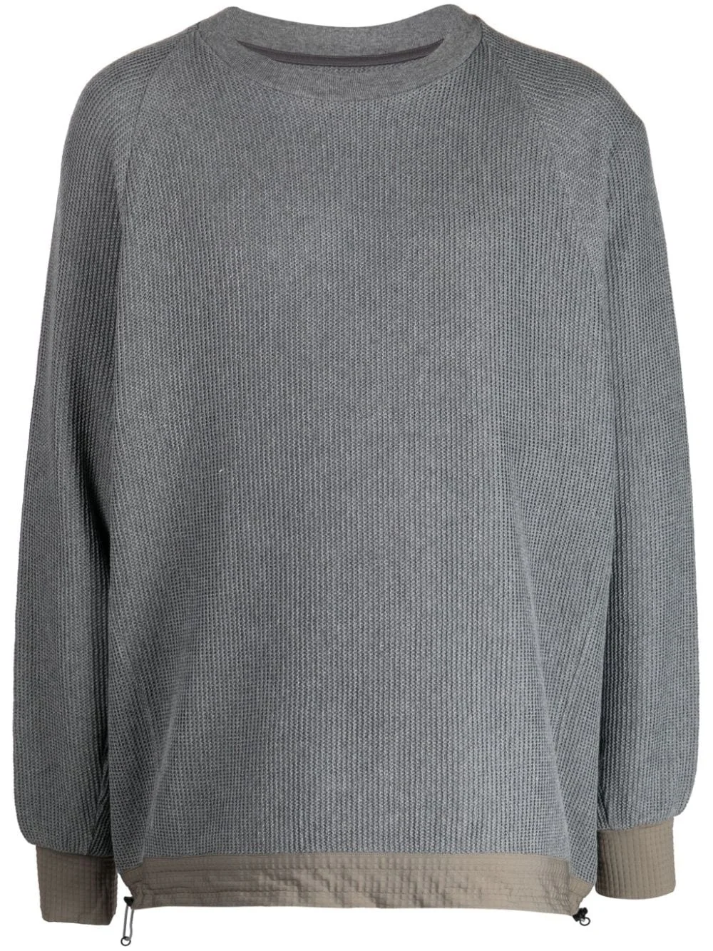 crew-neck cotton jumper - 1