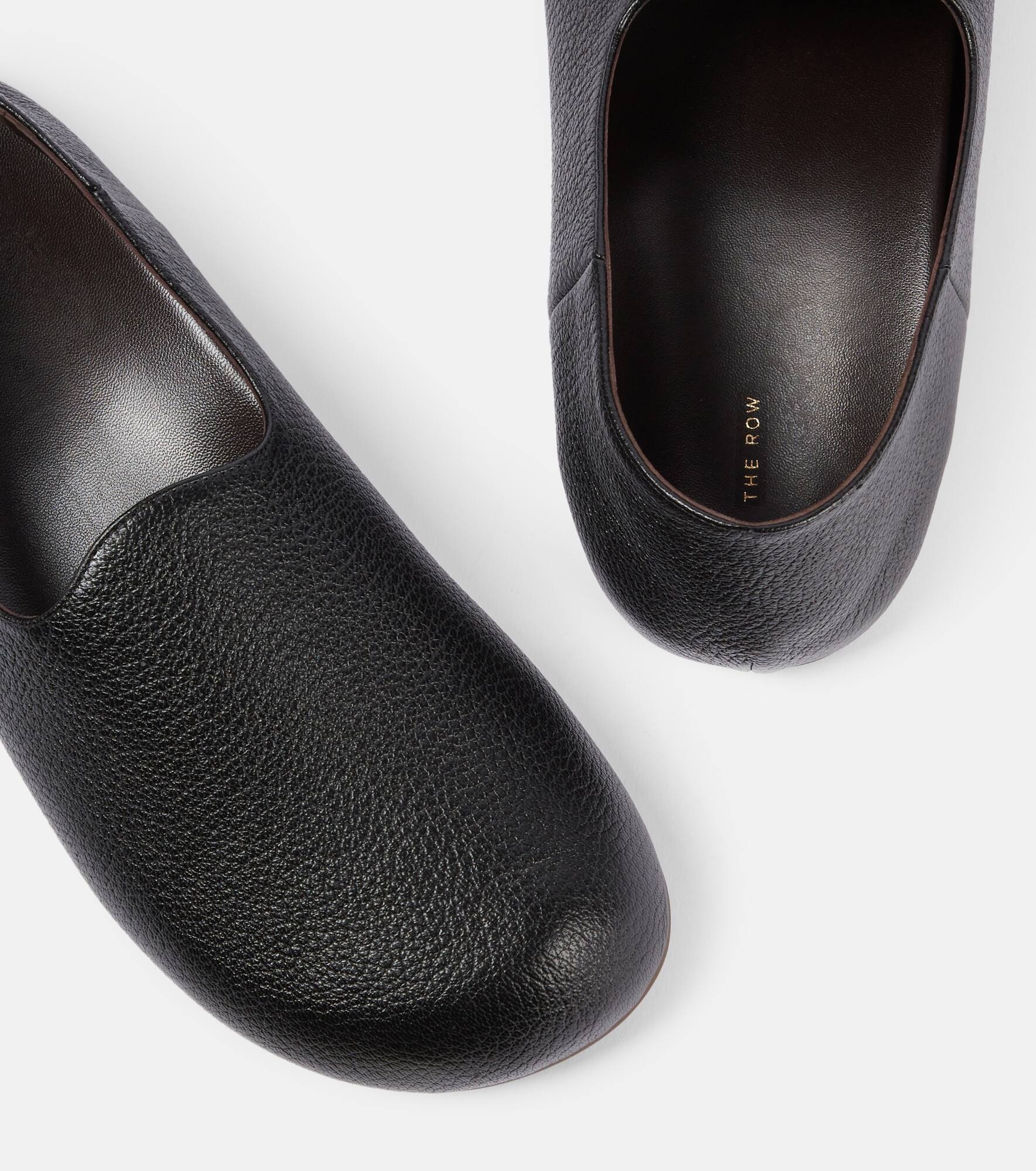 Hugh leather slip-on shoes - 5