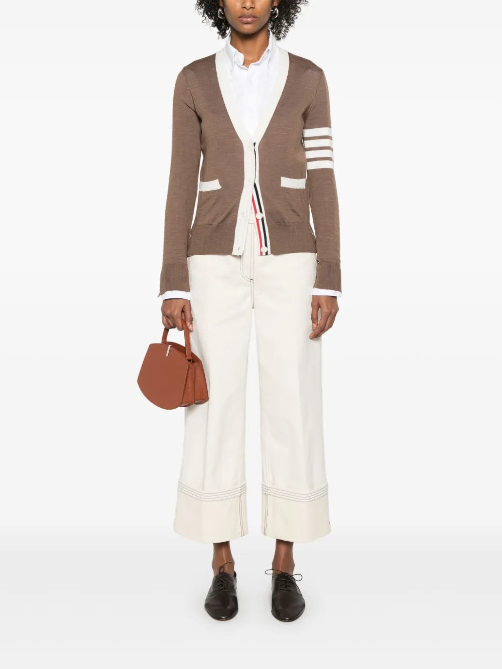 Striped Detail Cardigan - 2