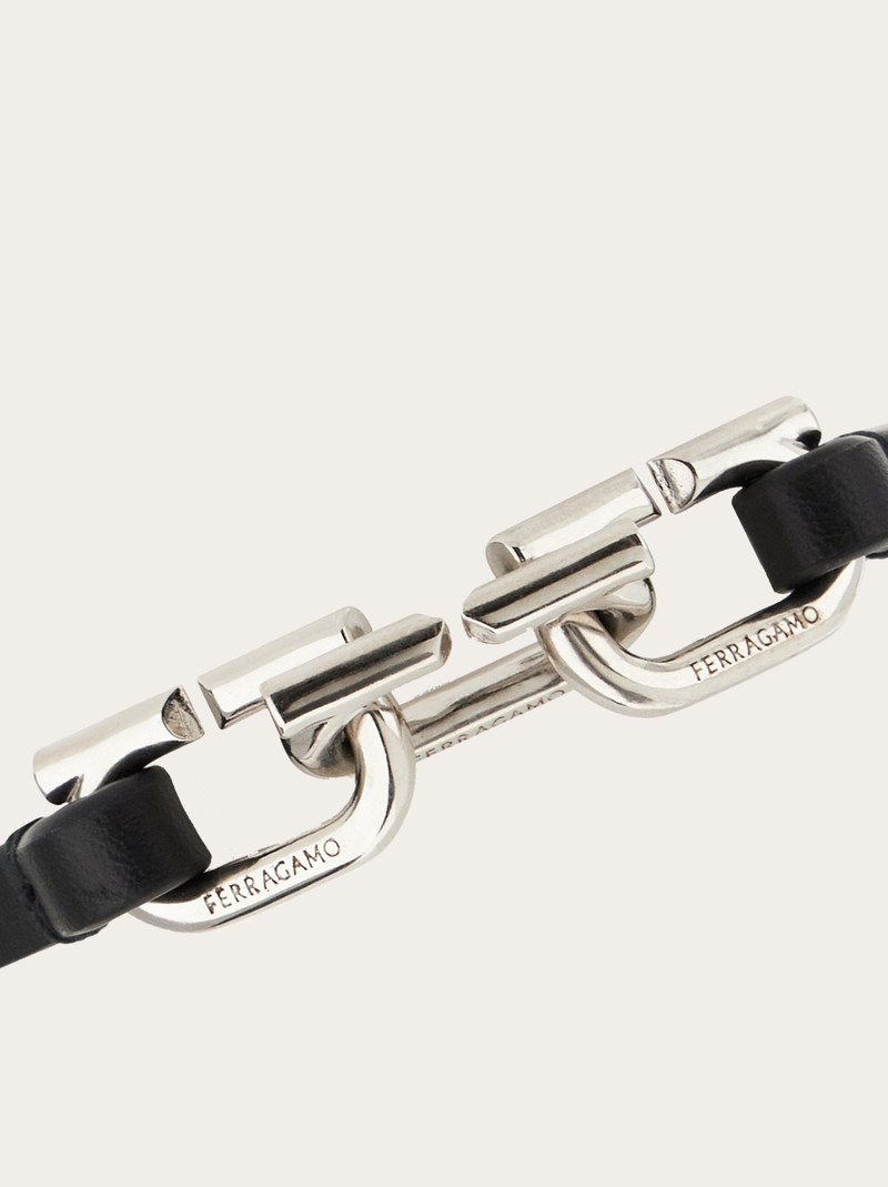 FERRAGAMO Bicolor Gancini bracelet outlook