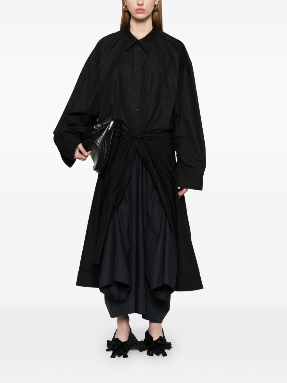 Maxi Patched shirt dress - 2