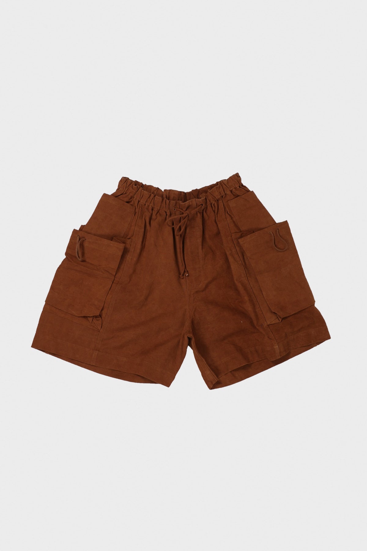 Salt Shorts - Bark Brown Slub - 1