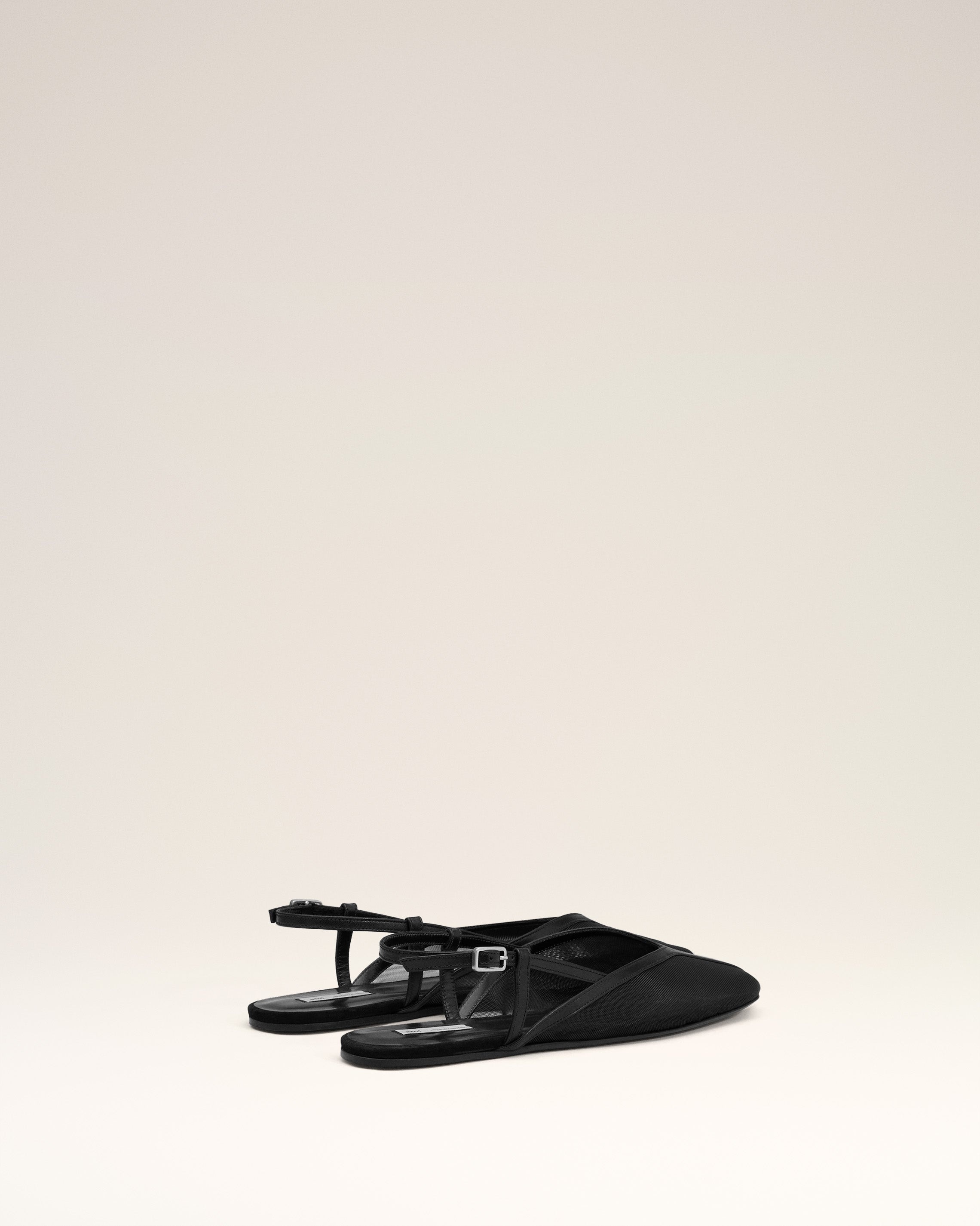 BLACK SLINGBACKS - 4