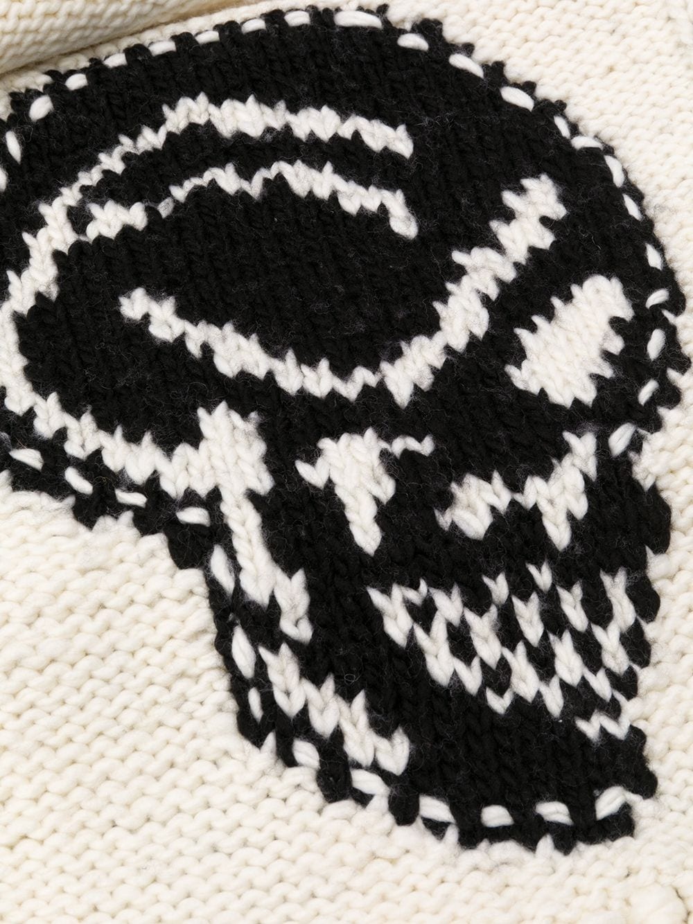 skull knitted scarf - 3