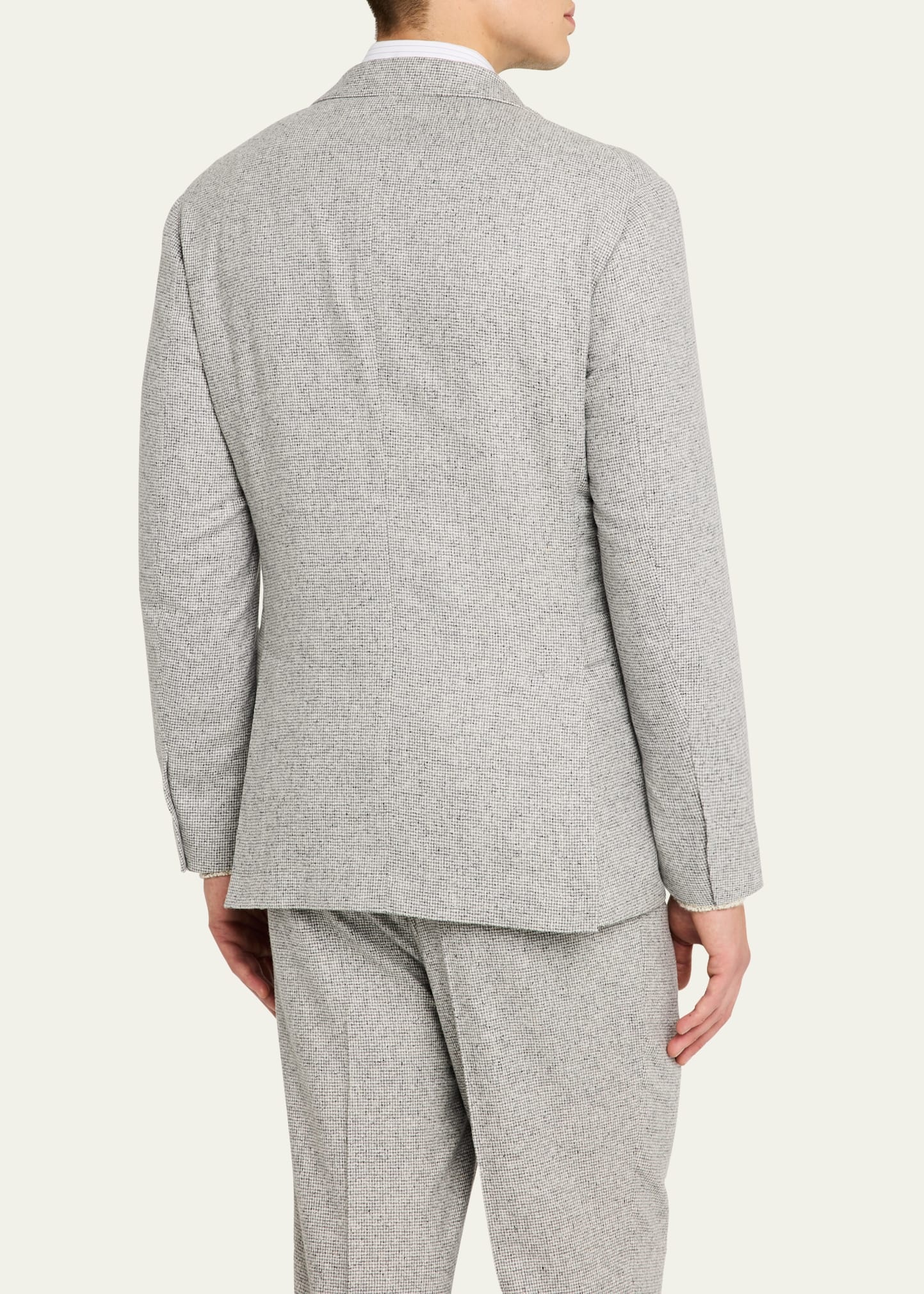 Men's Micro-Houndstooth Suit - 7