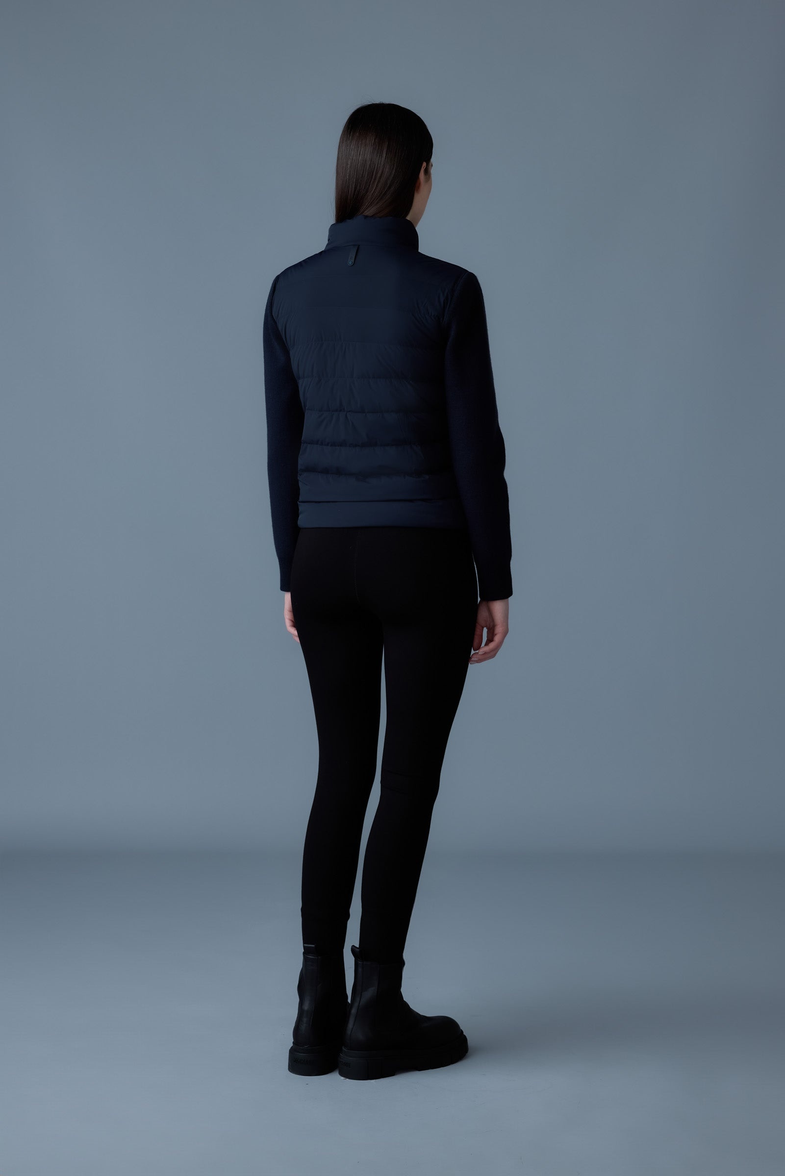 OCEANE-CITY Light down mixed-media jacket - 4