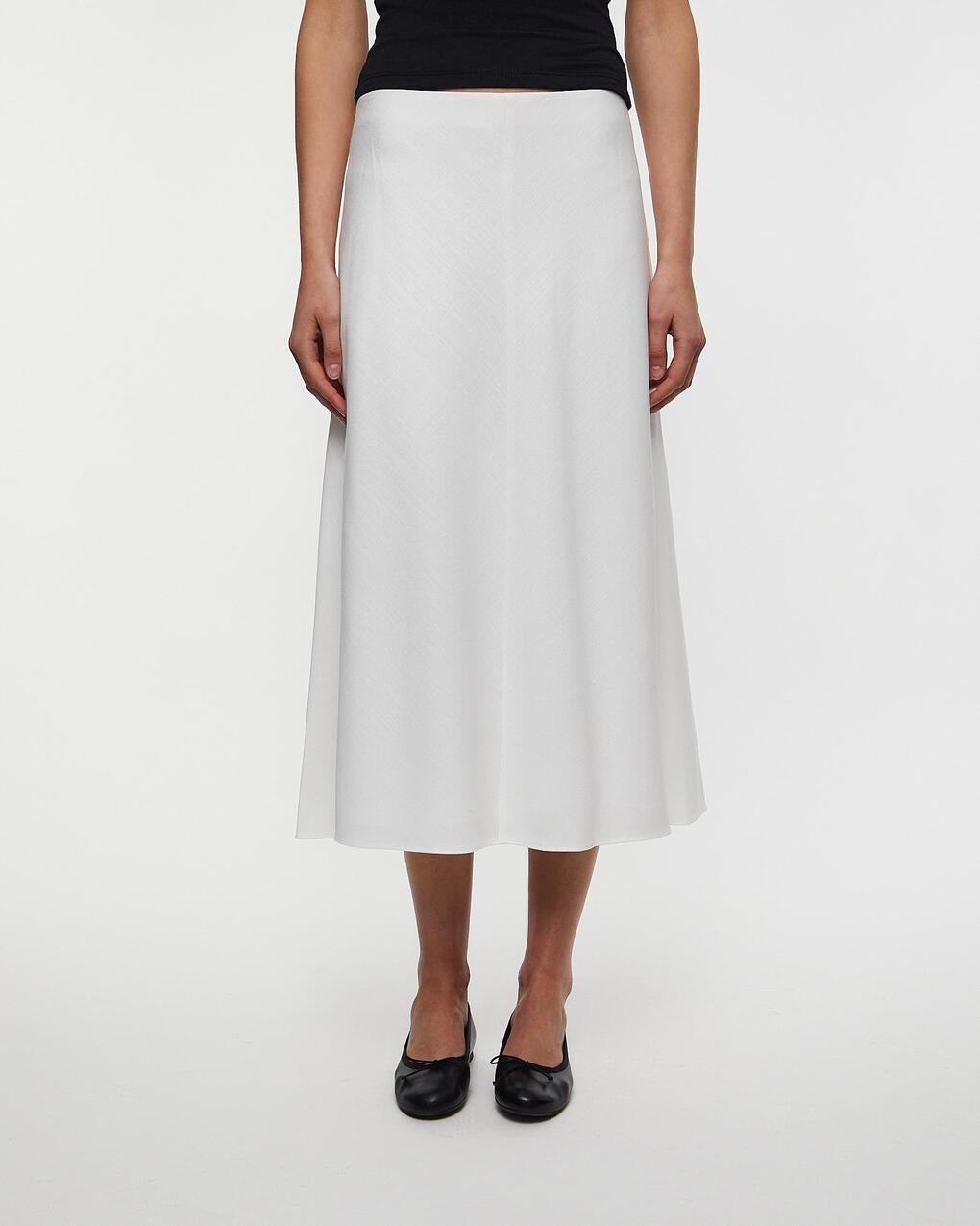 Skirt Bias A-Line Offwhite - 2
