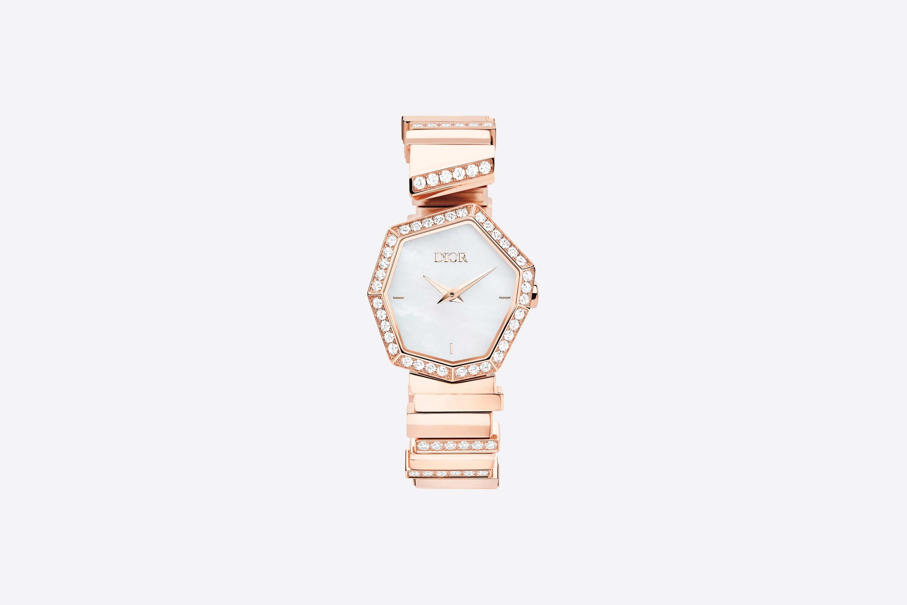 Pink Gold, Diamonds and White Mother-of-Pearl GEM DIOR - 2