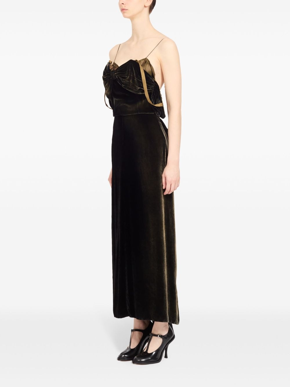 low-back maxi dress - 7