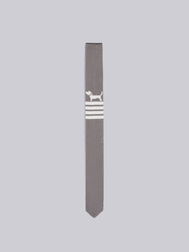 Hector Icon Silk Jacquard 4-Bar Knit Tie 1