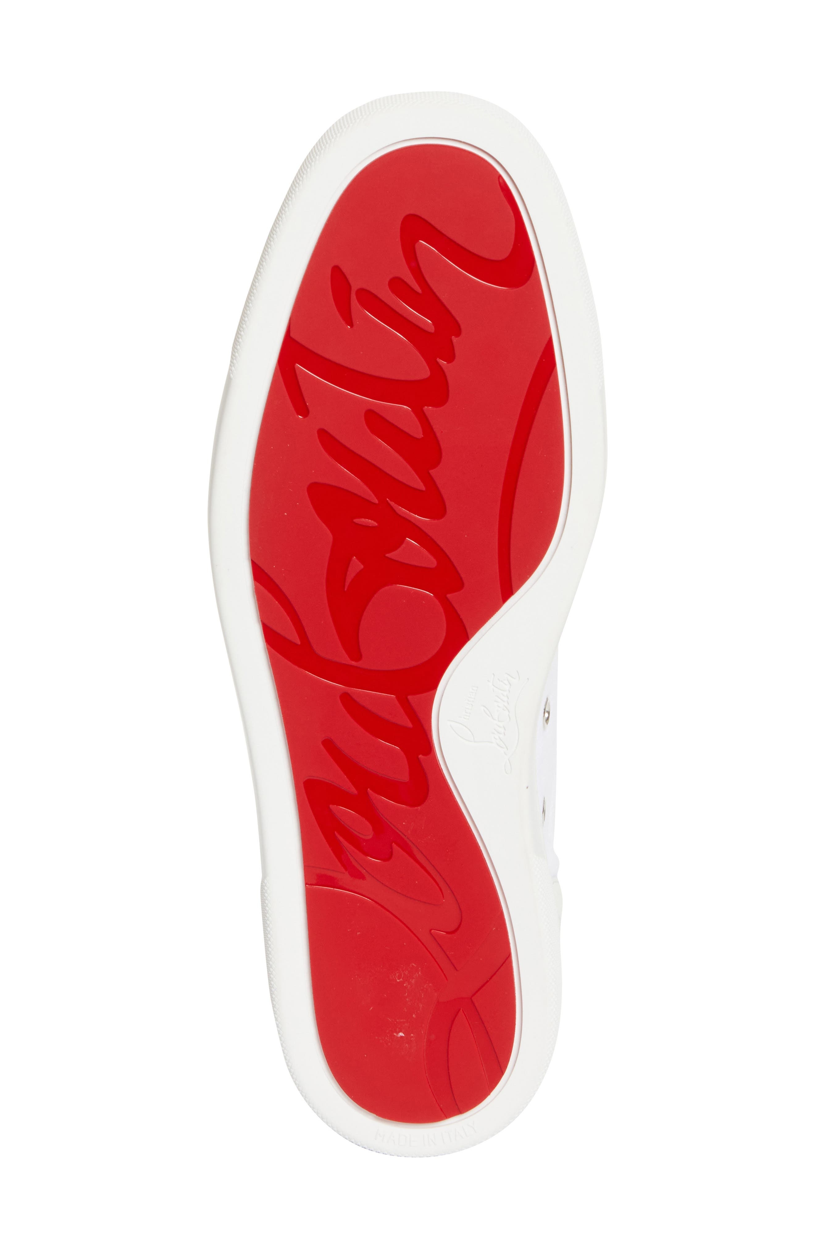 Christian Louboutin Retero Sneaker in White/Marine at Nordstrom - 6