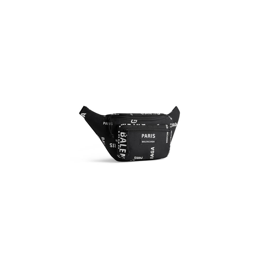 ★BALENCIAGA★ EXPLORER ベルトバッグ Bal Paris Allover BALENCIAGA Men's Explorer Beltpack Bal Paris Allover in