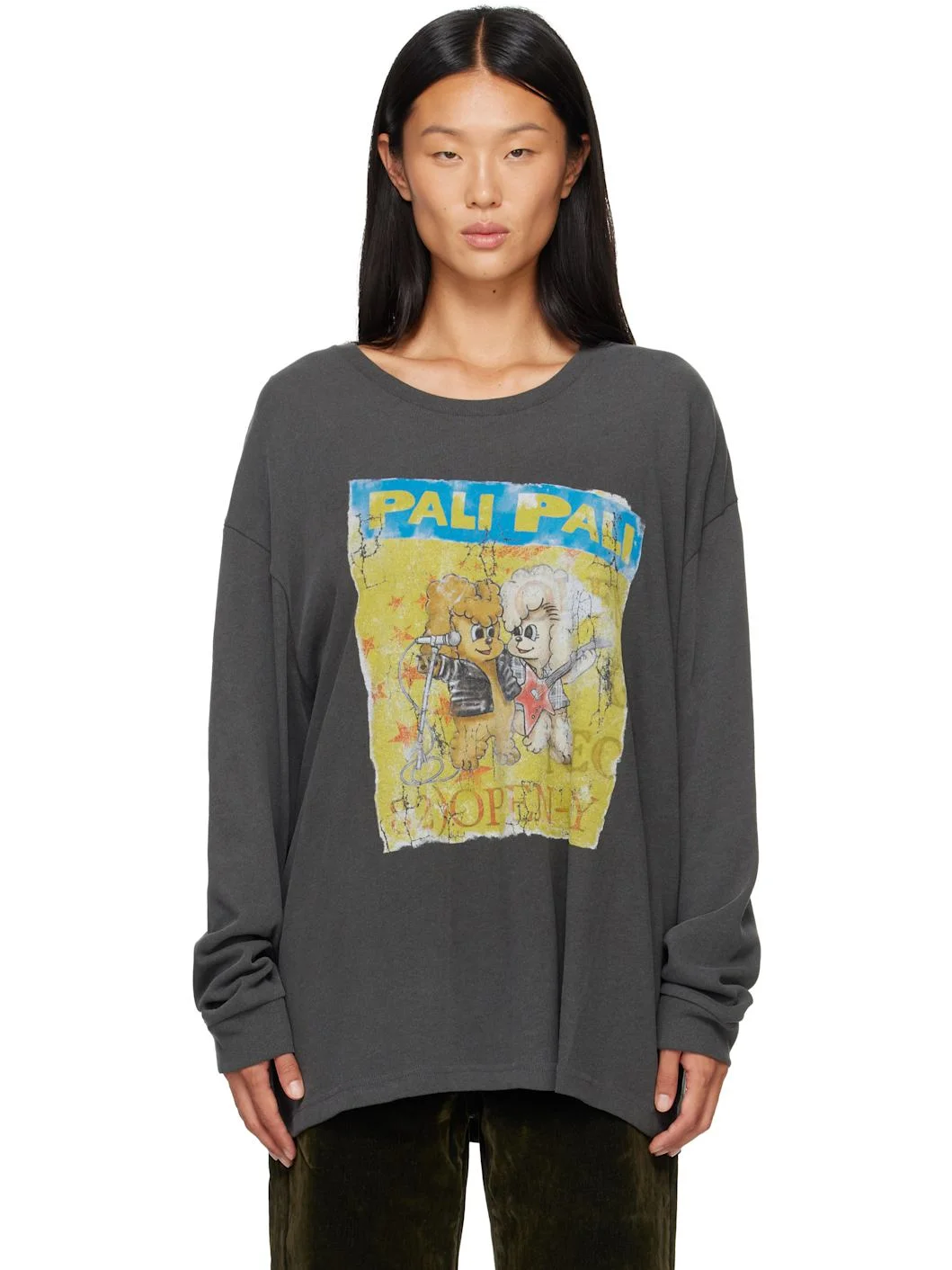 Gray Pet Club Rocker Long Sleeve T-shirt - 1