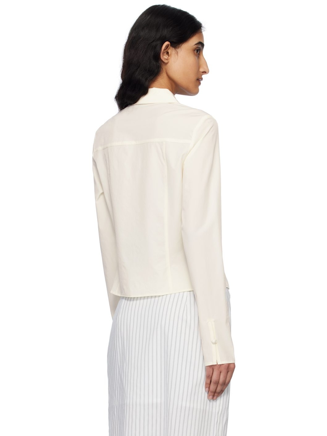 Off-White Corsage Shirring Shirt - 3