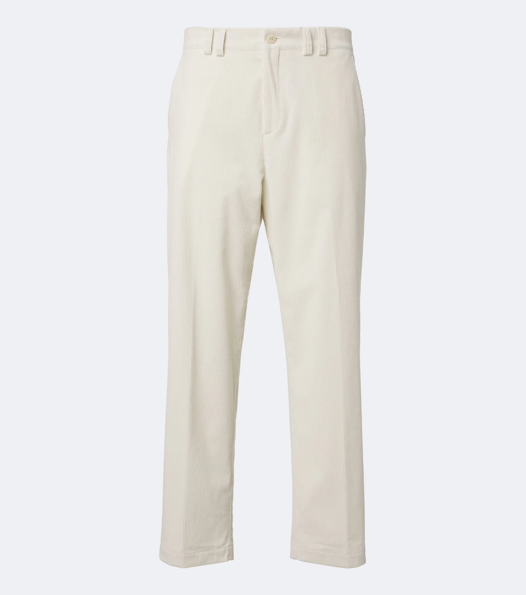 Cotton corduroy straight pants - 1