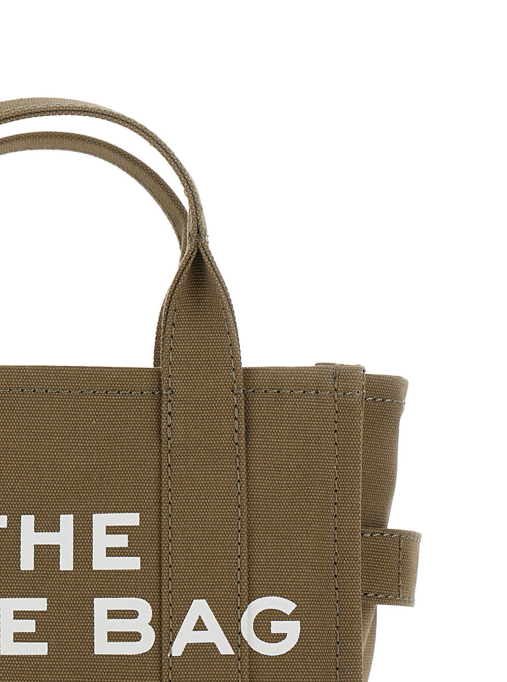Marc Jacobs Women 'Traveler Handbag' Mini Military Green Tote Bag With Logo In Fabric Woman - 5