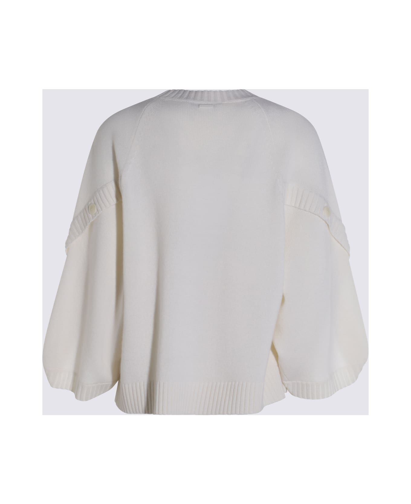 White Wool Ampex Knitwear - 2