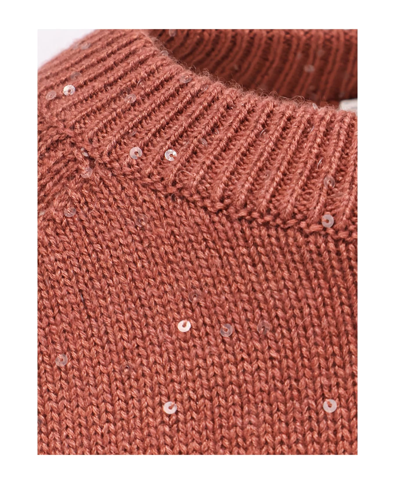 Cashmere And Silk Sweater With Sequins - 3