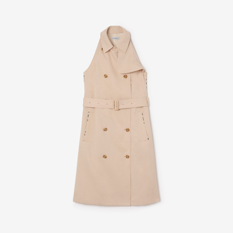 Cotton Blend Trench Dress 1