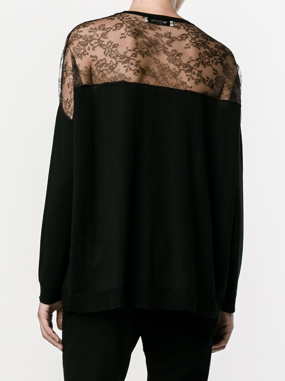 lace panel jumper - 4