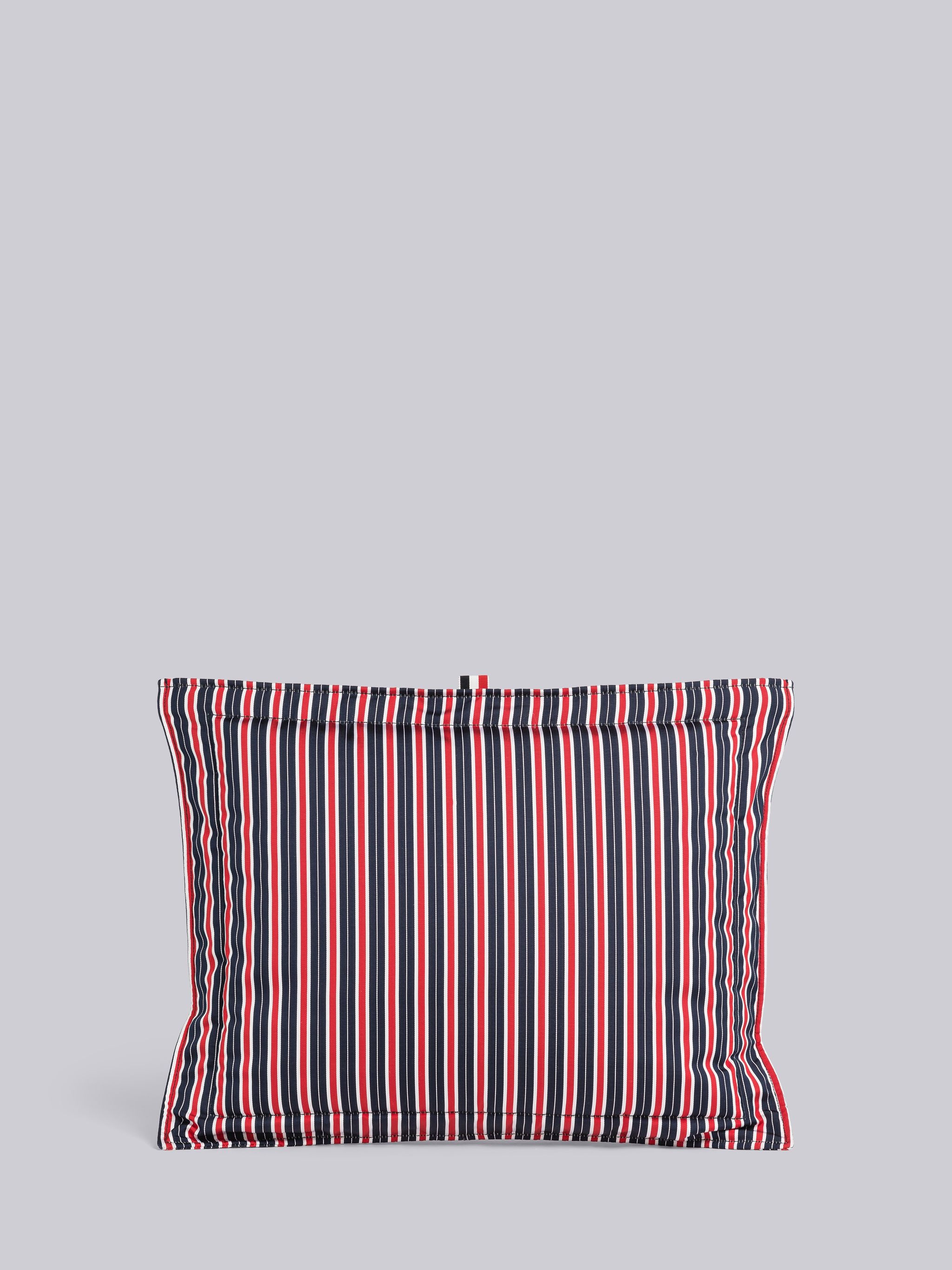 Stripe Tie Jacquard Pillow Clutch - 3