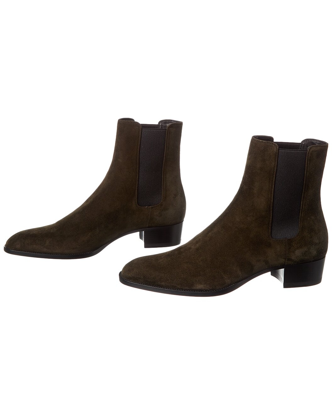 Saint Laurent Wyatt 40 Suede Chelsea Boot (Authentic Pre-Loved) - 2