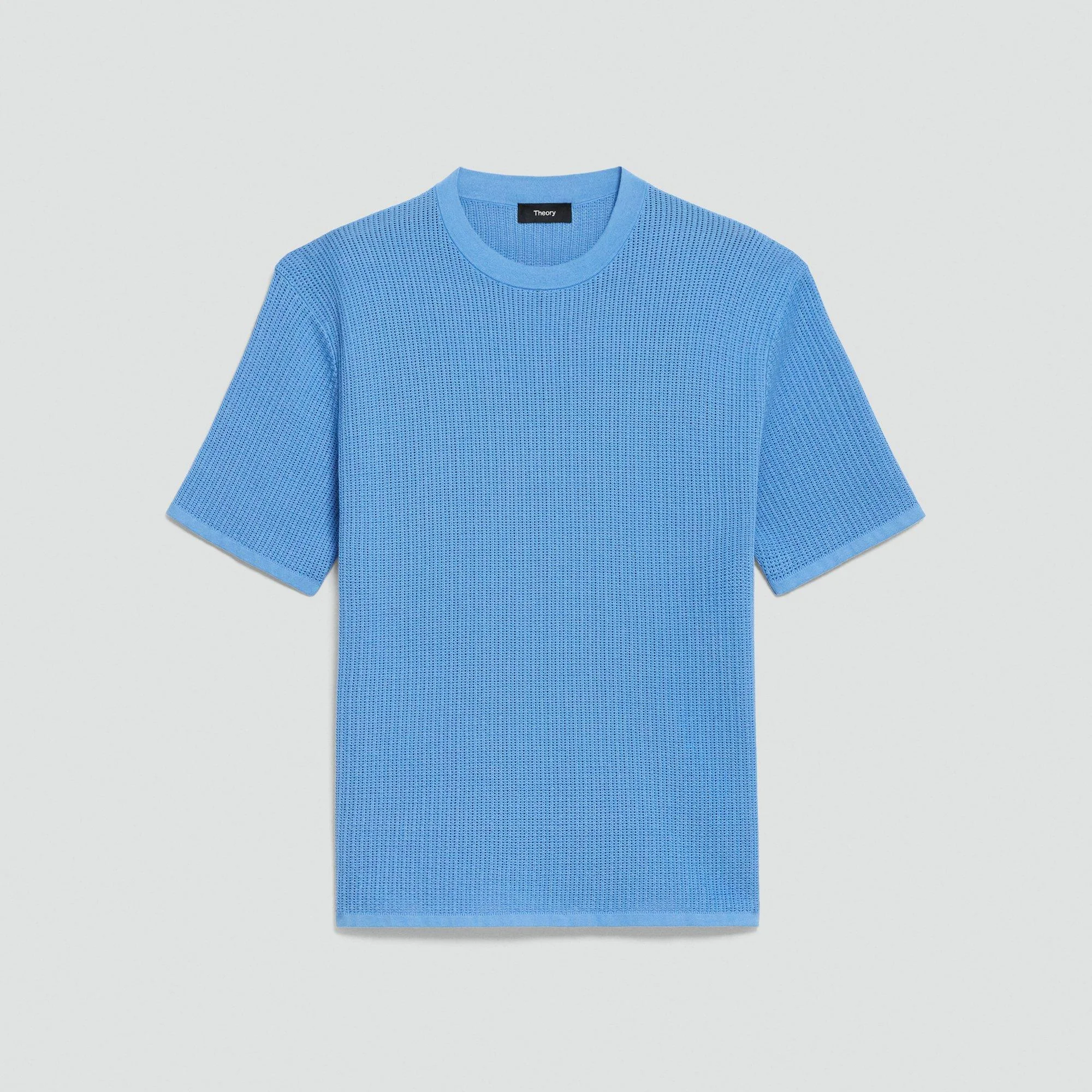 Mesh Tee in Cotton - 1
