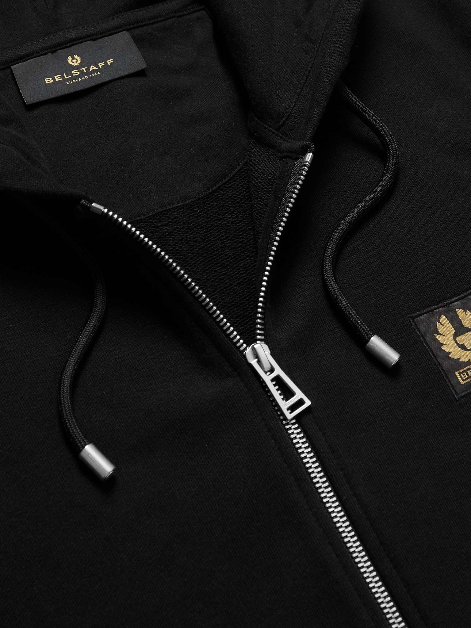 Logo-Appliquéd Cotton-Jersey Zip-Up Hoodie - 5