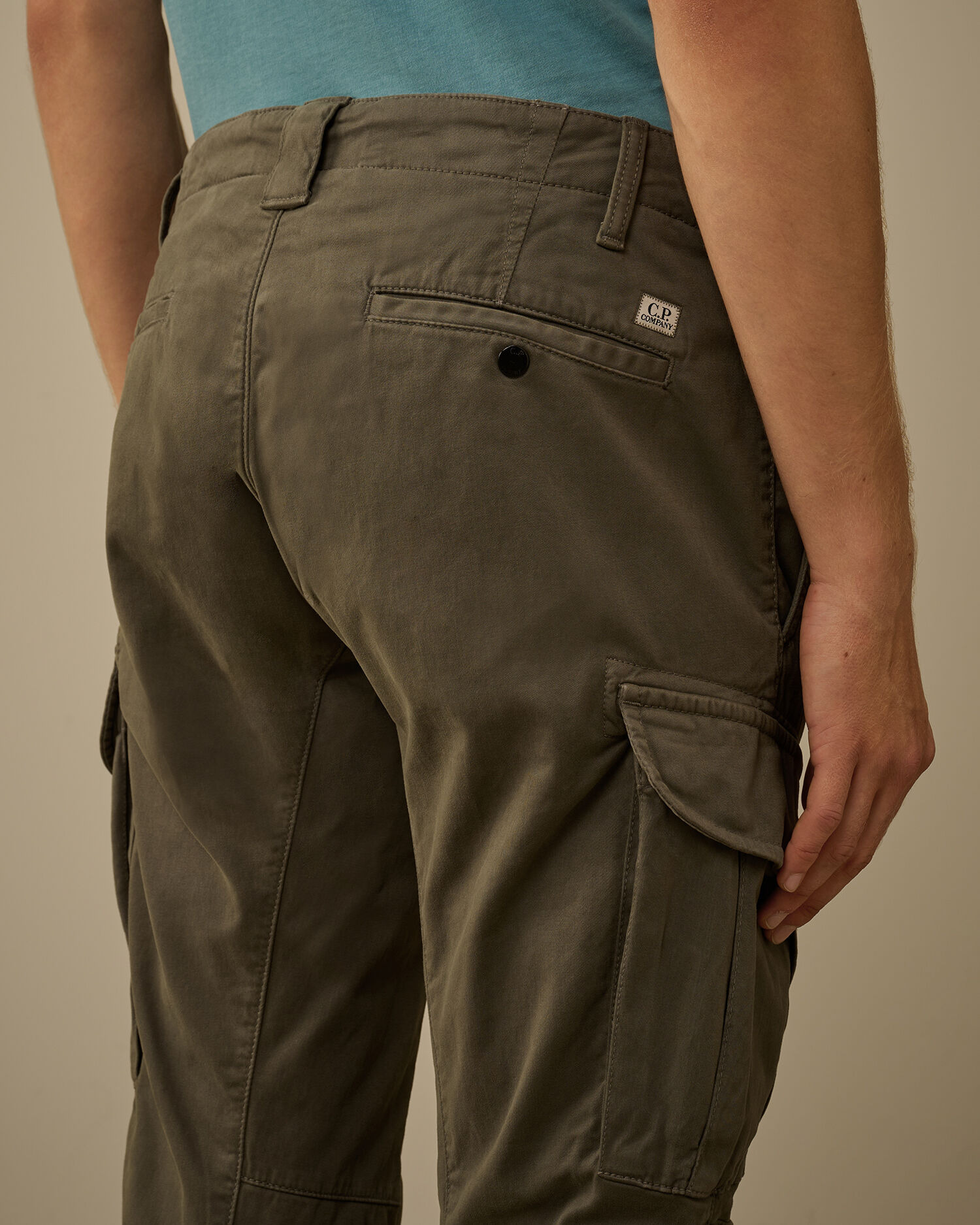 Stretch Sateen Ergonomic Lens Cargo Pants - 6