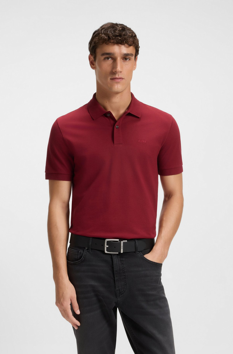 BOSS REVERSIBLE BELT IN PLAIN AND GRAINED LEATHER outlook