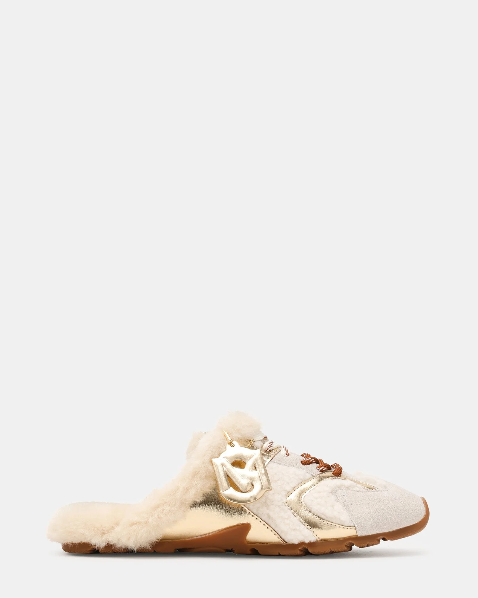 AZIEL MULE FAUX FUR SHEARLING - 1