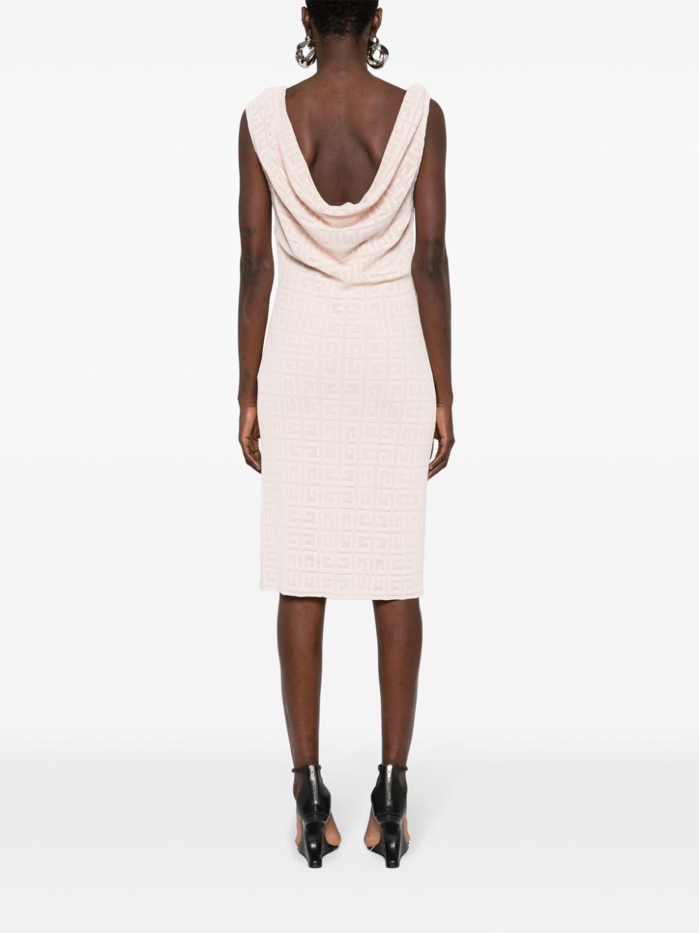 4G-patterned midi dress - 4